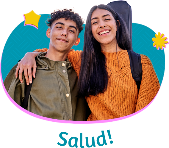 Salud program - Two people embracing and supporting each other